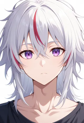 中性・メッシュ・ボサボサ のキャラクター